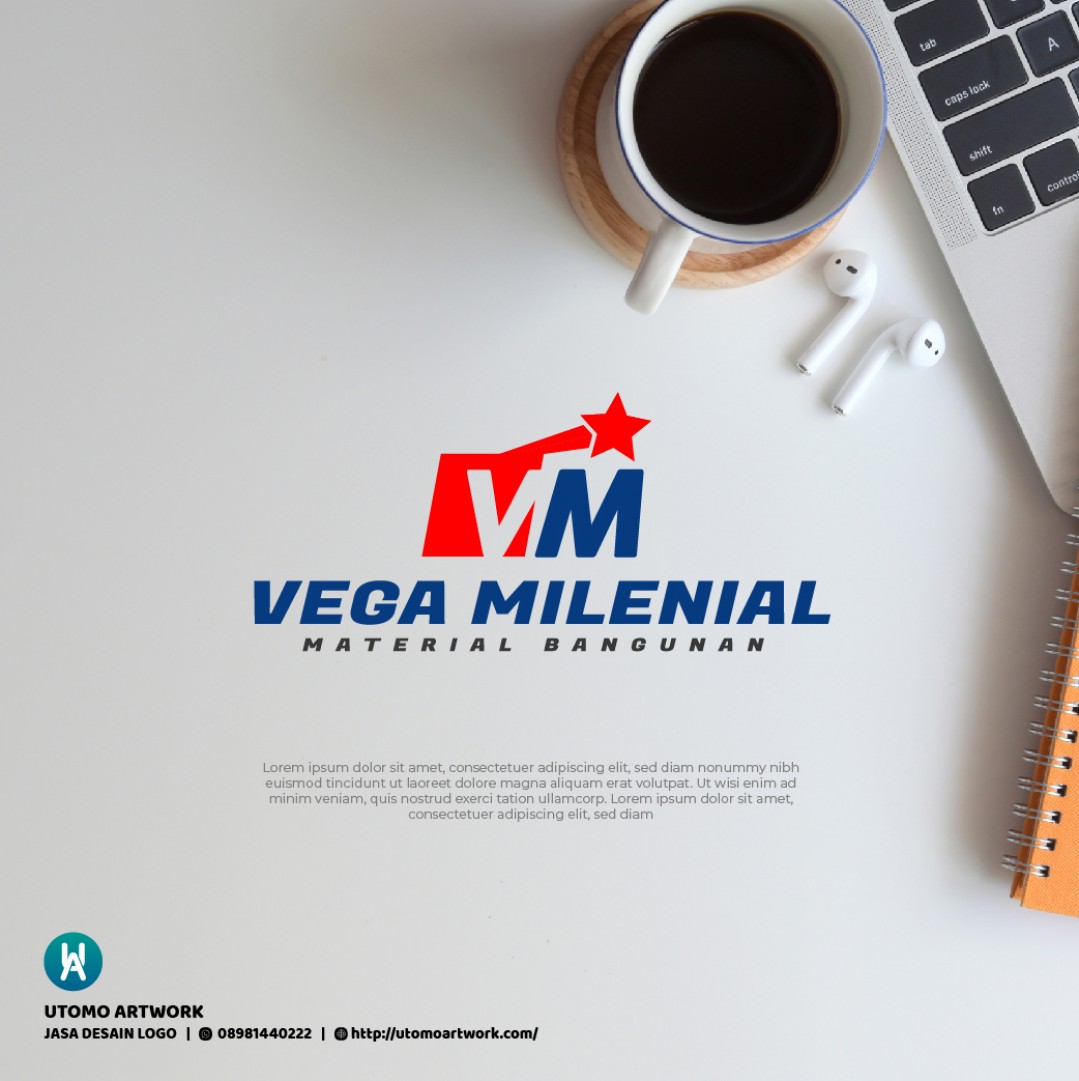 Desain Logo Vega Millenial