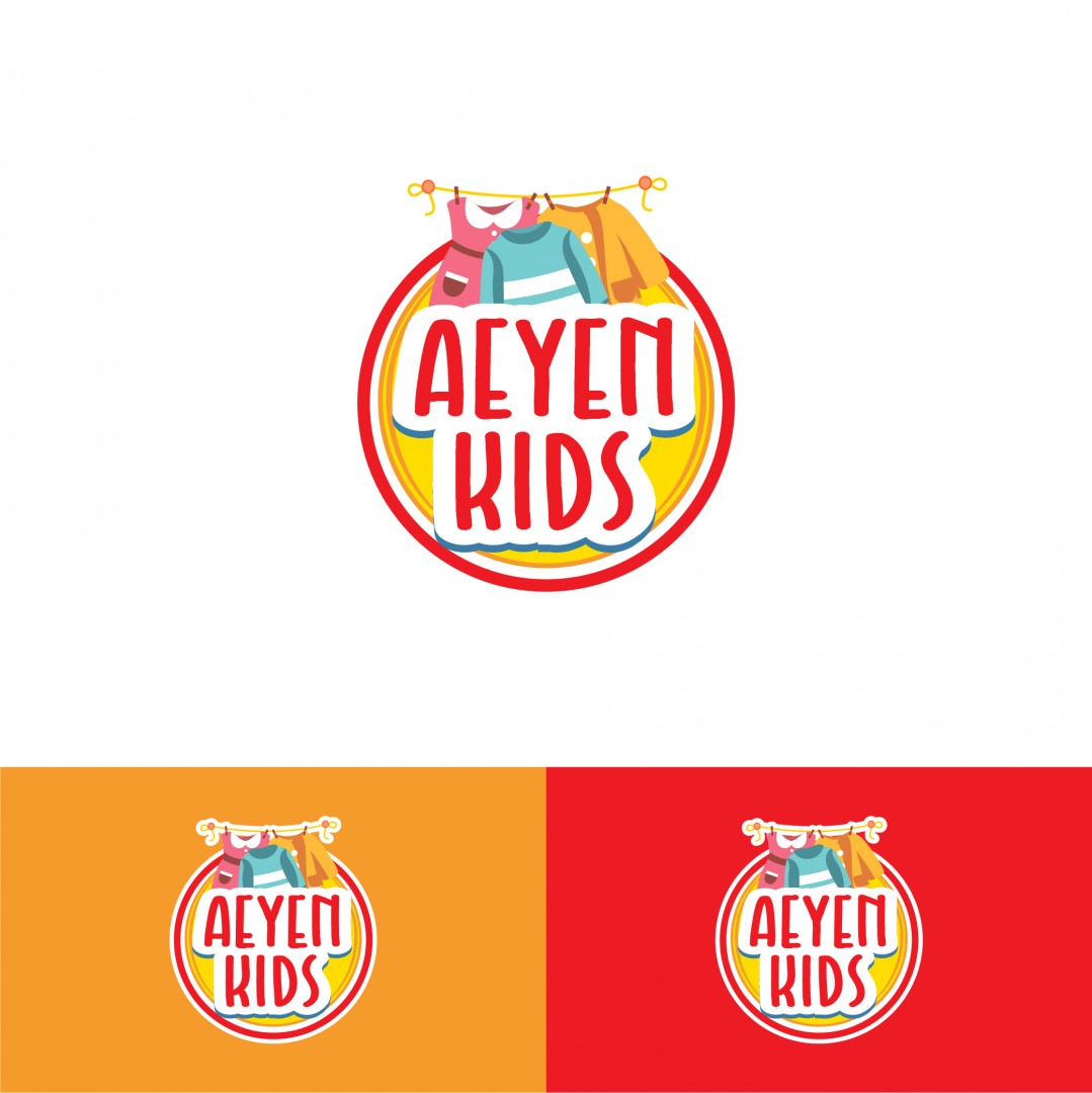 Desain Logo Aeyen Kids