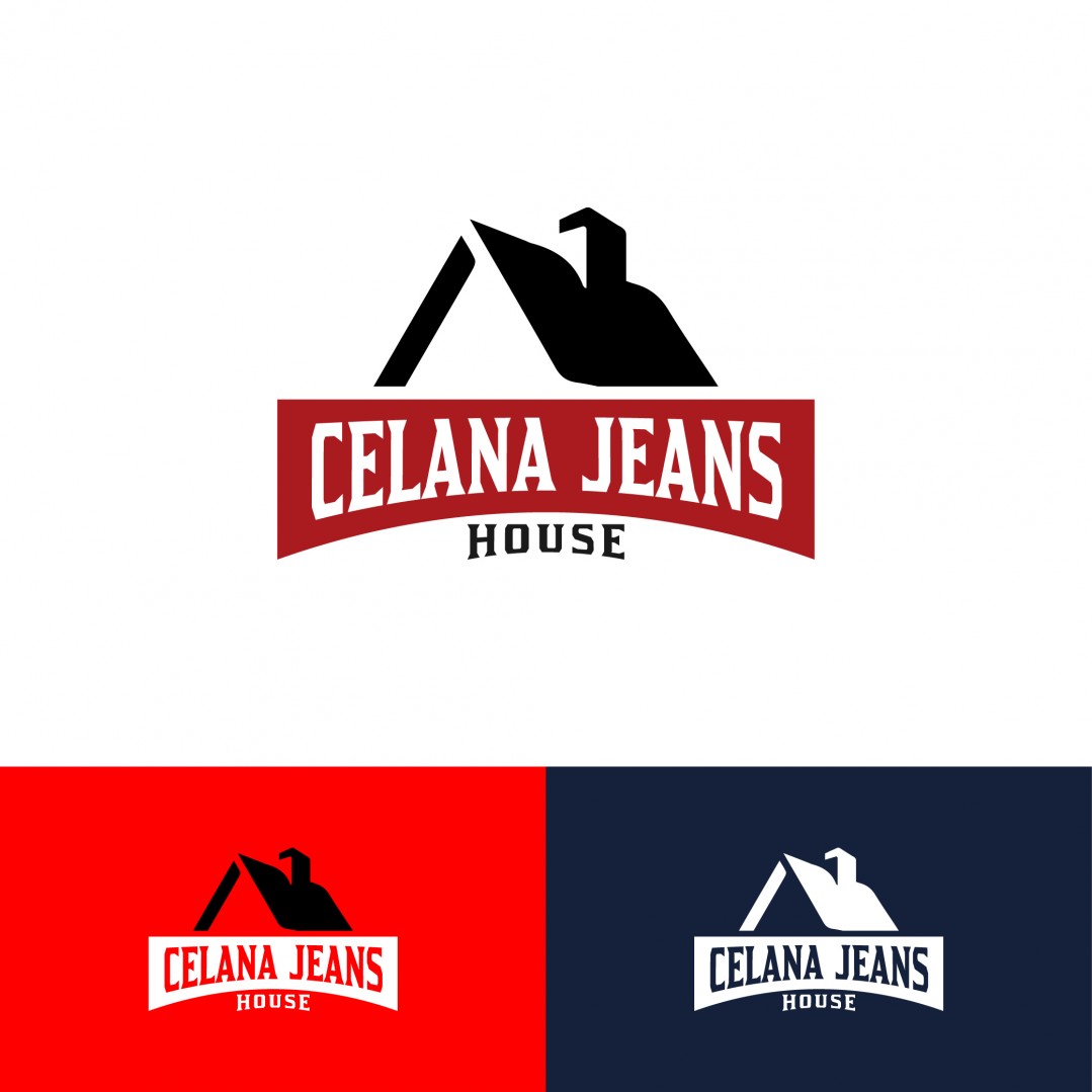 Desain Logo Celana Jeans House