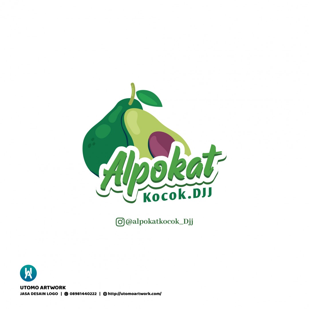 Pembuatan Logo Alpukat Kocok DJJ
