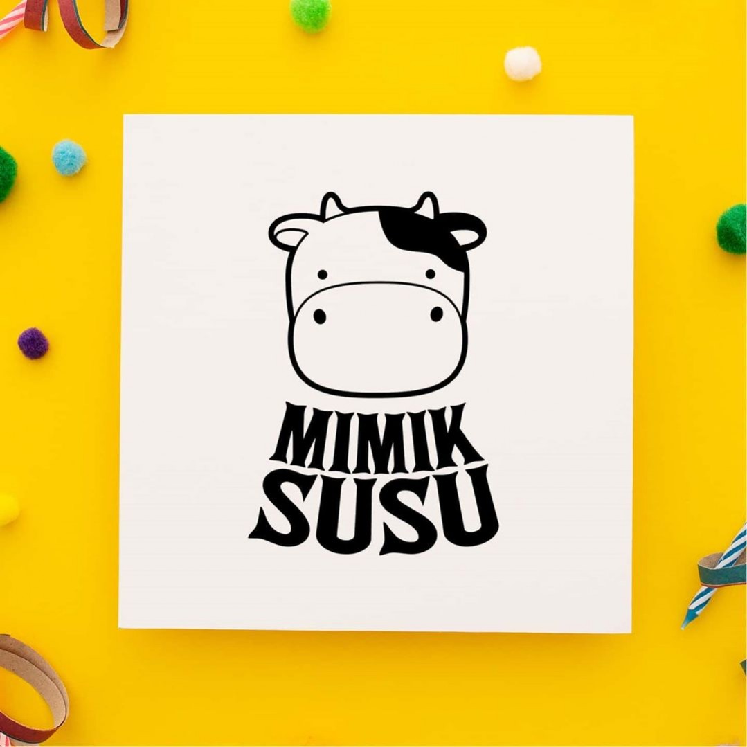 Desain Logo Mimik Susu