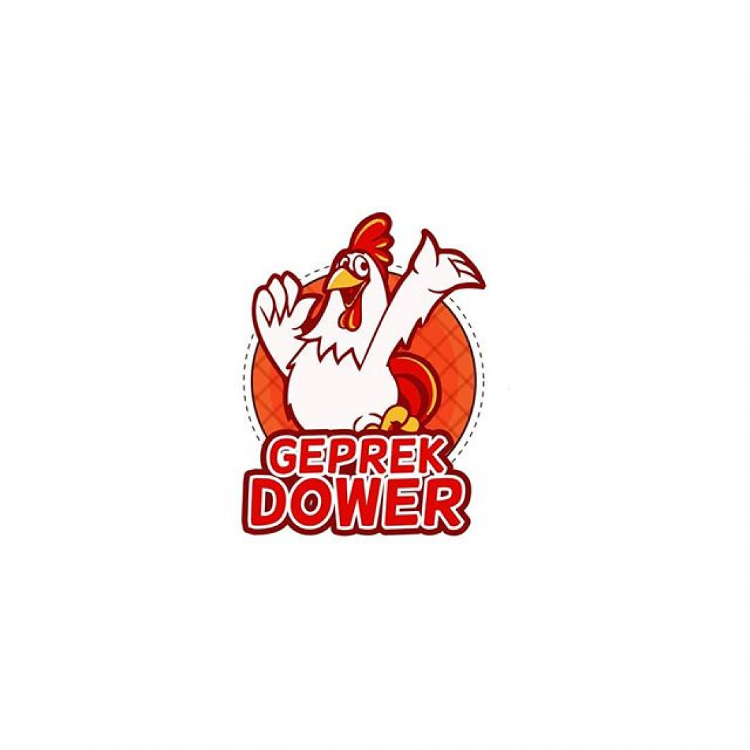 Desain Logo Geprek Bower