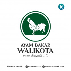 Desain Logo Ayam Bakar Walikota