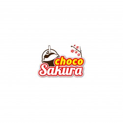 Desain Logo Choco Sakura