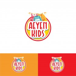 Desain Logo Aeyen Kids