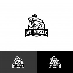 Logo Muscle Gym