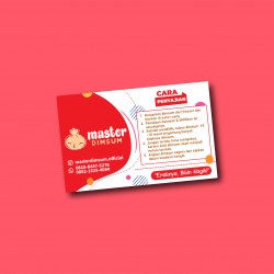 Desain Label Master Dimsum