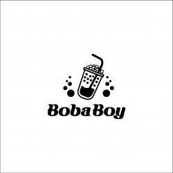 Desain Logo Boba Boy