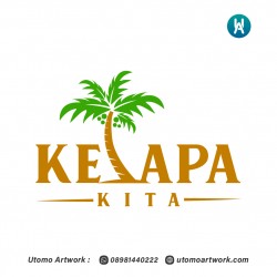 Desain Logo Kelapa Kita