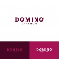 Desain Logo Domino Saffron