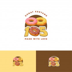 Desain Logo Donat