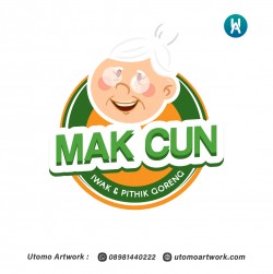 Logo Warung Makan Mak Cun