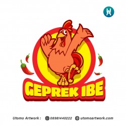 Logo Geprek Ibe