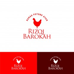 Desain Logo Toko Ayam Rizqi Barokah